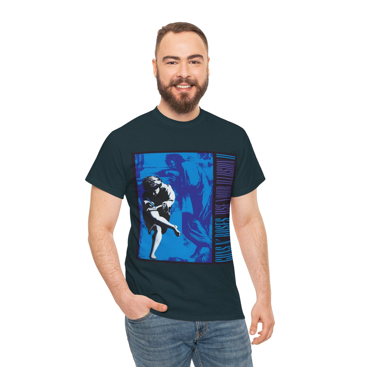 Guns N Roses,Unisex Heavy Cotton Tee