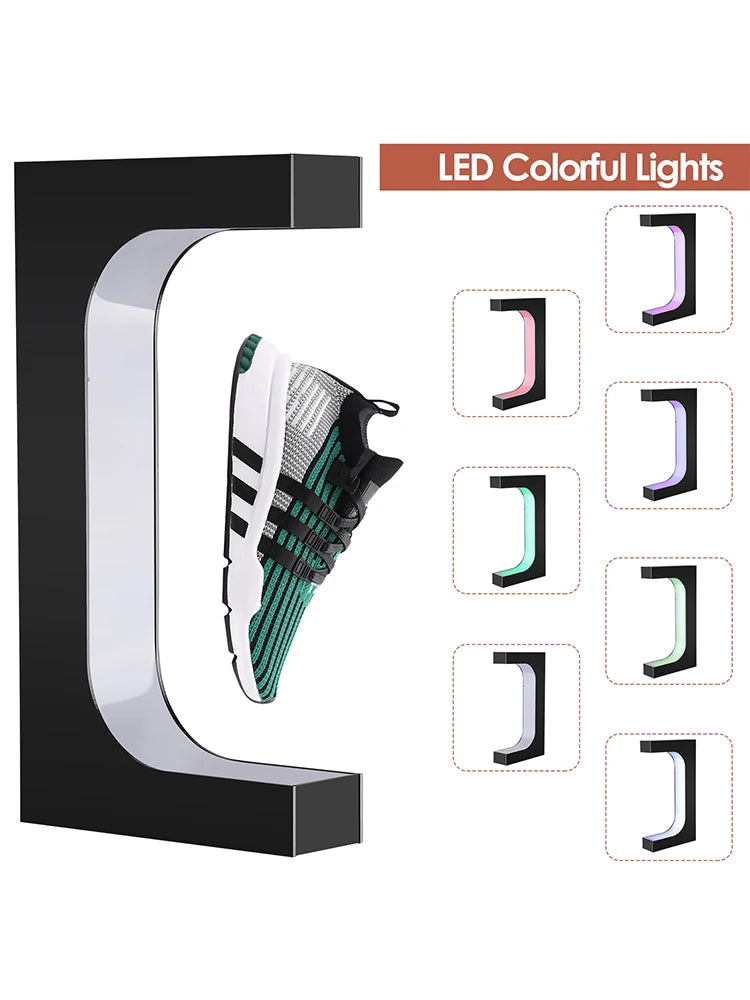 Levitating Shoe Display – Floating LED Sneaker Stand