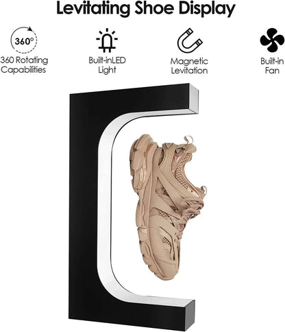 Levitating Shoe Display – Floating LED Sneaker Stand