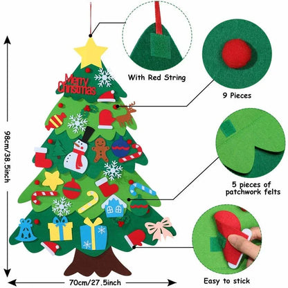 DIY Felt Christmas Tree – Kids’ Holiday Decoration
