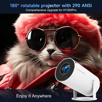 Magcubic HY300 Pro Projector – 4K Android 11 Portable Cinema