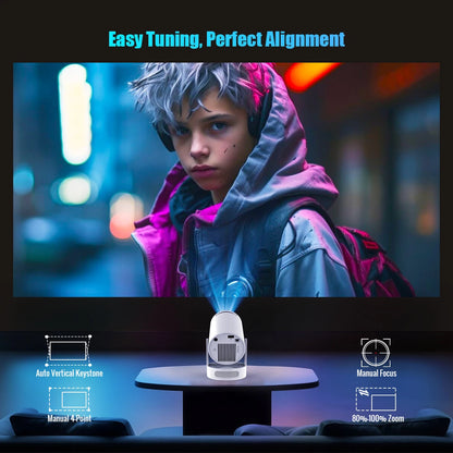 Magcubic HY300 Pro Projector – 4K Android 11 Portable Cinema