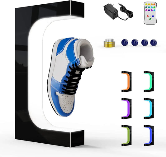 Levitating Shoe Display – Floating LED Sneaker Stand