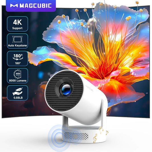Magcubic HY300 Pro Projector – 4K Android 11 Portable Cinema