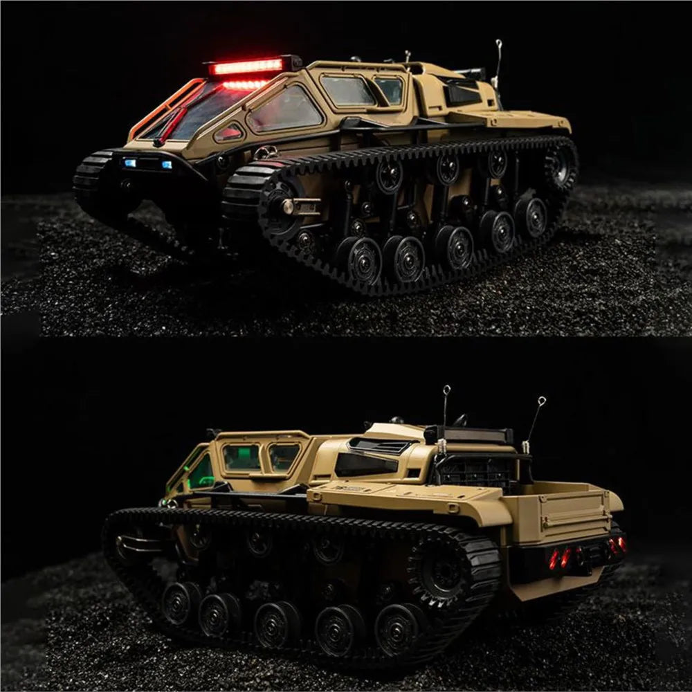 RC Drifting Tracked Off Road Vehicle 1/18 RTR C8812 Remote Control Simulation Model Car LED Lights 360 Degree Rotation Hobby