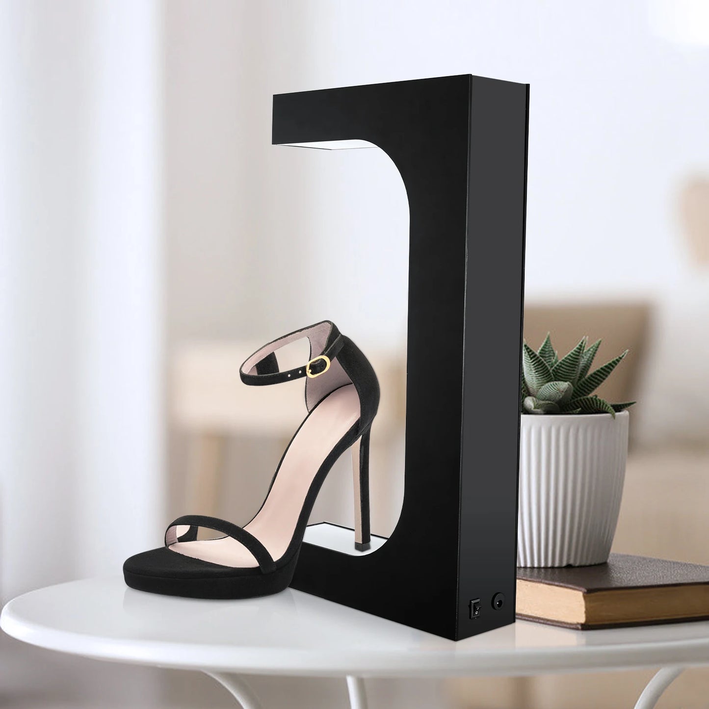 Levitating Shoe Display – Floating LED Sneaker Stand