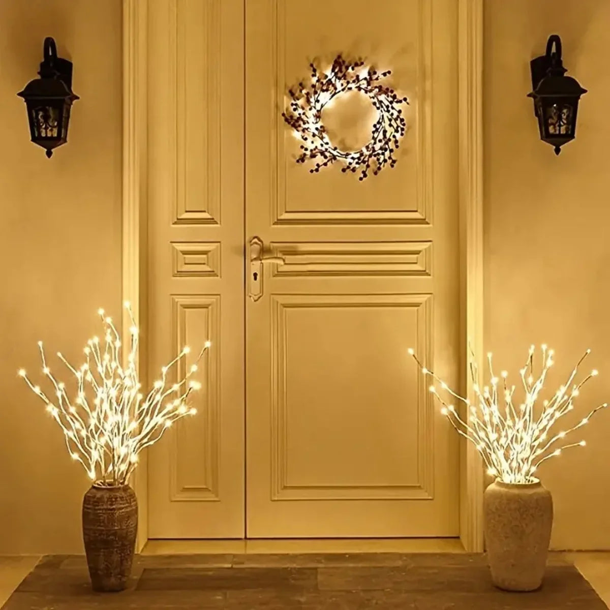 LED White Birch Branch Lights – Festive Twig Lamp